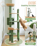 Cat Tree Palace - Cat Scratching Posts USA Cat Scratching Post Specialists | Cat Scratcher Trees & Poles 59" Multilevel Cat Scratching Tree With Condo