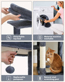 Cat Tree Palace - Cat Scratching Posts USA Cat Scratching Post Specialists | Cat Scratcher Trees & Poles 59" Multilevel Cat Scratching Tree With Condo