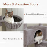 Cat Tree Palace - Cat Scratching Posts USA Cat Scratching Post Specialists | Cat Scratcher Trees & Poles 60" Multilevel Cat Scratching Tree
