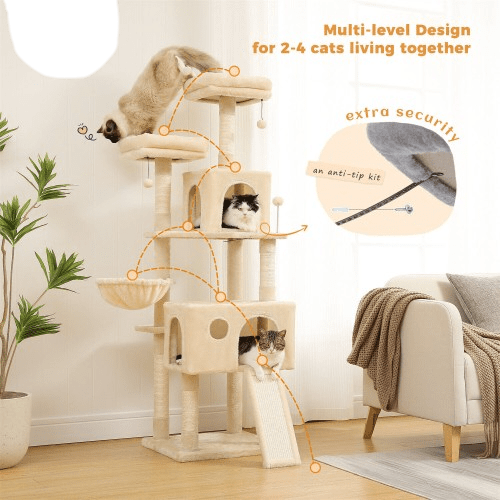 Cat Tree Palace - Cat Scratching Posts USA Cat Scratching Post Specialists | Cat Scratcher Trees & Poles 63.8" Cat Scratching Post / Tree / Pole