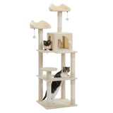 Cat Tree Palace - Cat Scratching Posts USA Cat Scratching Post Specialists | Cat Scratcher Trees & Poles 63" Cat Scratching Post / Tree / Pole - Beige
