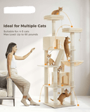 Cat Tree Palace - Cat Scratching Posts USA Cat Scratching Post Specialists | Cat Scratcher Trees & Poles 70.9" Multilevel Cat Scratching Tree with Condo's