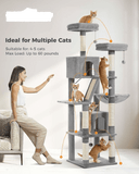 Cat Tree Palace - Cat Scratching Posts USA Cat Scratching Post Specialists | Cat Scratcher Trees & Poles 70.9" Multilevel Cat Scratching Tree with Condo's