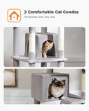 Cat Tree Palace - Cat Scratching Posts USA Cat Scratching Post Specialists | Cat Scratcher Trees & Poles 70.9" Multilevel Cat Scratching Tree with Condo's