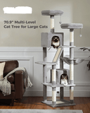 Cat Tree Palace - Cat Scratching Posts USA Cat Scratching Post Specialists | Cat Scratcher Trees & Poles 70.9" Multilevel Cat Scratching Tree with Condo's