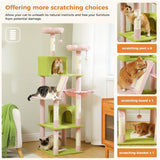 Cat Tree Palace - Cat Scratching Posts USA Cat Scratching Post Specialists | Cat Scratcher Trees & Poles 70.9" Multilevel Cat Scratching Tree with Condo's