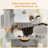 Cat Tree Palace - Cat Scratching Posts USA Cat Scratching Post Specialists | Cat Scratcher Trees & Poles 72.4" Multi Level Cat Scratching Tree with Condos