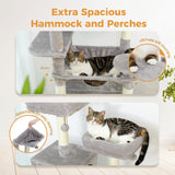 Cat Tree Palace - Cat Scratching Posts USA Cat Scratching Post Specialists | Cat Scratcher Trees & Poles 72.4" Multi Level Cat Scratching Tree with Condos