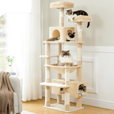 Cat Tree Palace - Cat Scratching Posts USA Cat Scratching Post Specialists | Cat Scratcher Trees & Poles 72.4" Multi Level Cat Scratching Tree with Condos
