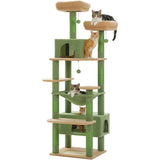 Cat Tree Palace - Cat Scratching Posts USA Cat Scratching Post Specialists | Cat Scratcher Trees & Poles 72.4" Multi Level Cat Scratching Tree with Condos