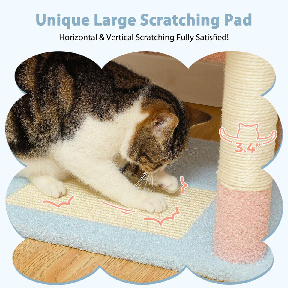 Cat Tree Palace - Cat Scratching Posts USA Cat Scratching Post Specialists | Cat Scratcher Trees & Poles 72.4" Multi Level Cat Scratching Tree with Condos
