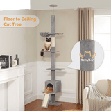 Cat Tree Palace - Cat Scratching Posts USA Cat Scratching Post Specialists | Cat Scratcher Trees & Poles 82.7" - 107.8" Floor to Ceiling Cat Scratching Pole with Condo & Nest