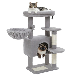 Cat Tree Palace - Cat Scratching Posts USA Cat Scratching Post Specialists | Cat Scratcher Trees & Poles 34.6" Compact Cat Scratching Tree Condo