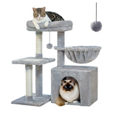 Cat Tree Palace - Cat Scratching Posts USA Cat Scratching Post Specialists | Cat Scratcher Trees & Poles Grey 28.5" Cat Scratching Post / Tree / Pole