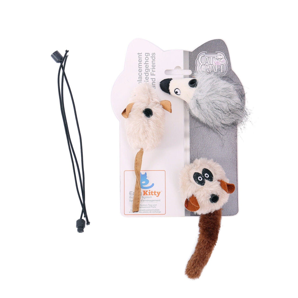Cat Tree Palace - Cat Scratching Posts USA Cat Scratching Post Specialists | Cat Scratcher Trees & Poles Replacement Cat Teaser Toys for Cat Trees - Pack Of 8