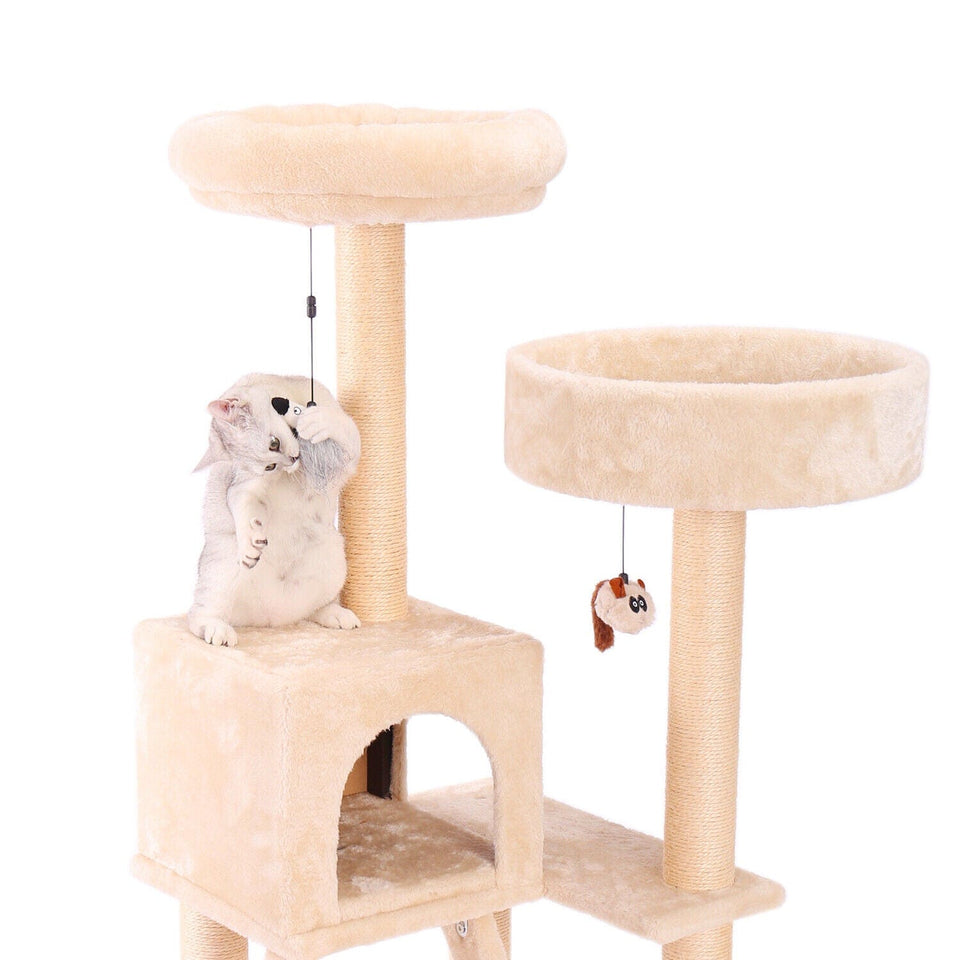 Cat Tree Palace - Cat Scratching Posts USA Cat Scratching Post Specialists | Cat Scratcher Trees & Poles Replacement Cat Teaser Toys for Cat Trees - Pack Of 8