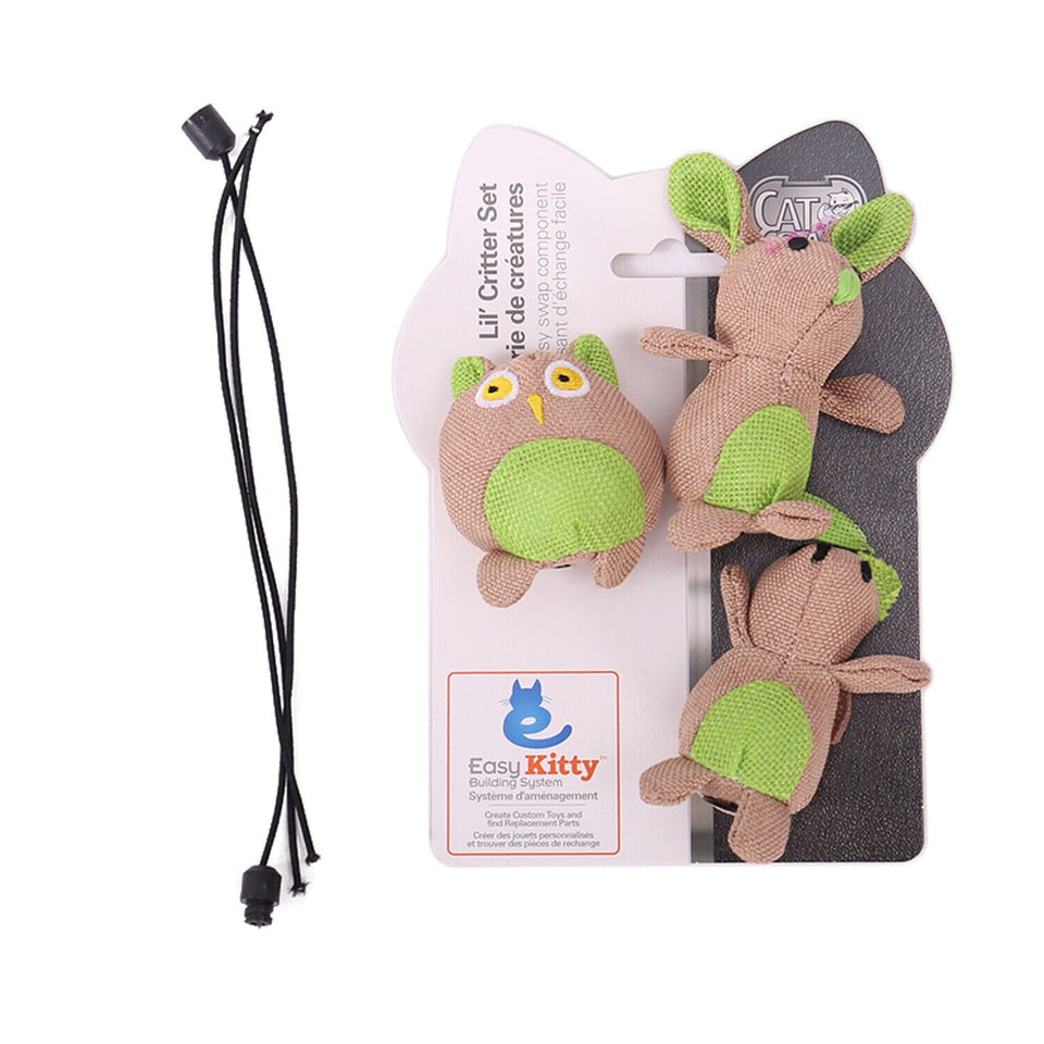 Cat Tree Palace - Cat Scratching Posts USA Cat Scratching Post Specialists | Cat Scratcher Trees & Poles Replacement Cat Teaser Toys for Cat Trees - Pack Of 8