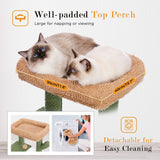 Cat Tree Palace 41" Cactus Cat Scratching Post / Tree / Pole - Green