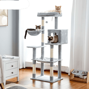 Cat Tree Palace 56" Cat Scratching Post / Tree / Pole with Condo