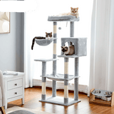 Cat Tree Palace 56" Cat Scratching Post / Tree / Pole with Condo