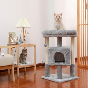 Cat Tree Palace - Cat Scratching Posts USA 28" Cat Scratching Post / Tree / Pole - Gray