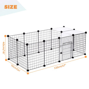 Cat Tree Palace - Cat Scratching Posts USA Animal Pen 15 Piece Multi Configure Pet Playpen