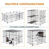 Cat Tree Palace - Cat Scratching Posts USA Animal Pen 15 Piece Multi Configure Pet Playpen