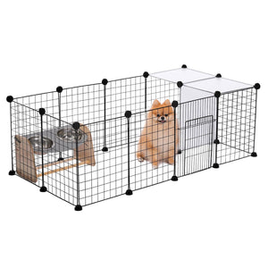 Cat Tree Palace - Cat Scratching Posts USA Animal Pen 15 Piece Multi Configure Pet Playpen