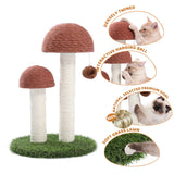 Cat Tree Palace - Cat Scratching Posts USA Cat Furniture 18.9" Mushroom Cat Scratching Post/ Tree/ Pole