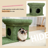 Cat Tree Palace - Cat Scratching Posts USA Cat Furniture 2 in 1 Condo & Cactus Cat Scratching Post / Tree / Pole