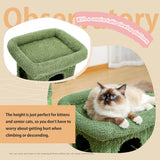 Cat Tree Palace - Cat Scratching Posts USA Cat Furniture 2 in 1 Condo & Cactus Cat Scratching Post / Tree / Pole