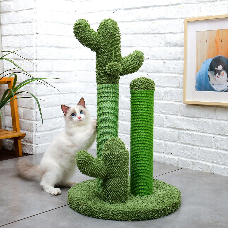 Cat Tree Palace - Cat Scratching Posts USA Cat Furniture 27" Cactus Cat Scratching Post / Tree / Pole