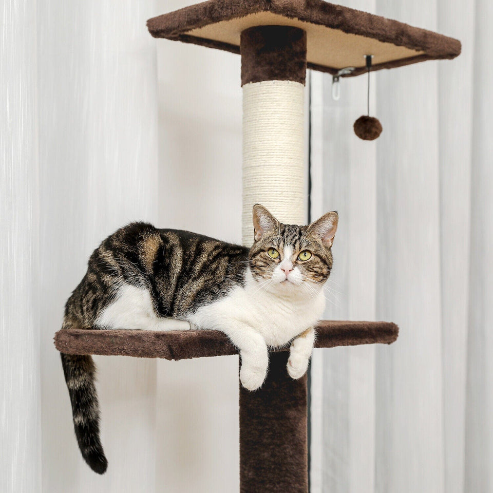 Cat Tree Palace - Cat Scratching Posts USA Cat Furniture 29.8" Adjustable Floor to Ceiling Cat Scratching Post / Tree / Pole
