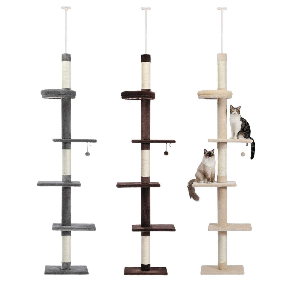 Cat Tree Palace - Cat Scratching Posts USA Cat Furniture 29.8" Adjustable Floor to Ceiling Cat Scratching Post / Tree / Pole
