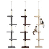 Cat Tree Palace - Cat Scratching Posts USA Cat Furniture 29.8" Adjustable Floor to Ceiling Cat Scratching Post / Tree / Pole