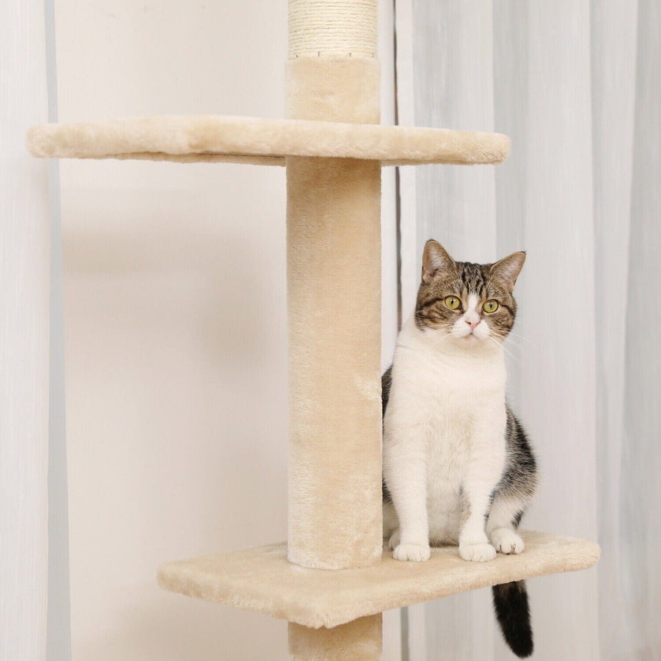 Cat Tree Palace - Cat Scratching Posts USA Cat Furniture 29.8" Adjustable Floor to Ceiling Cat Scratching Post / Tree / Pole