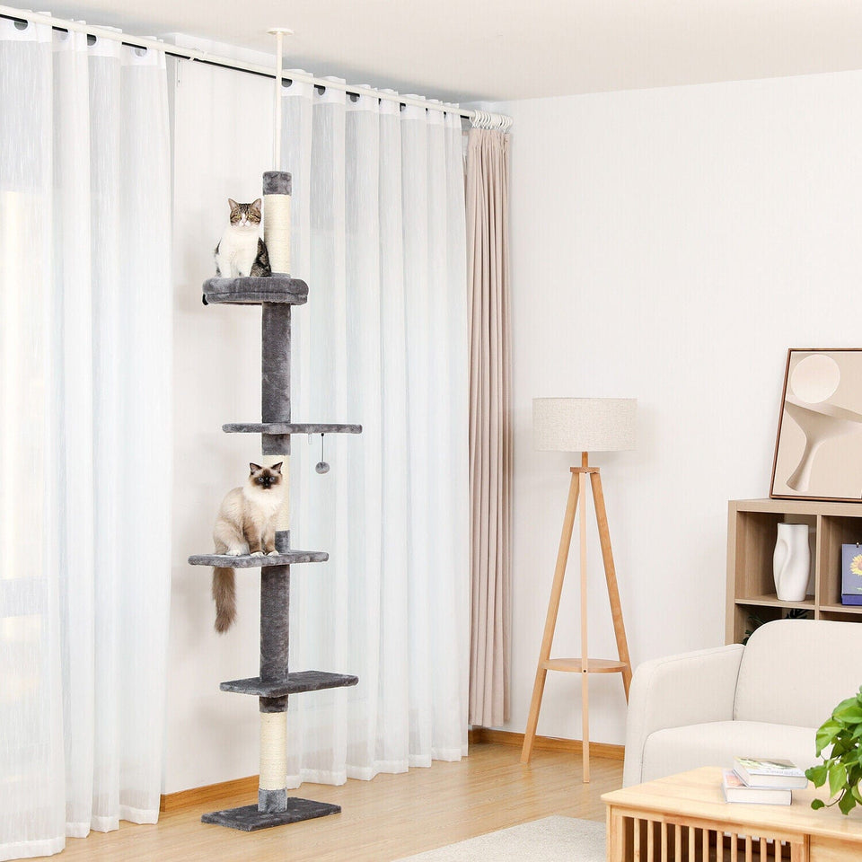 Cat Tree Palace - Cat Scratching Posts USA Cat Furniture 29.8" Adjustable Floor to Ceiling Cat Scratching Post / Tree / Pole