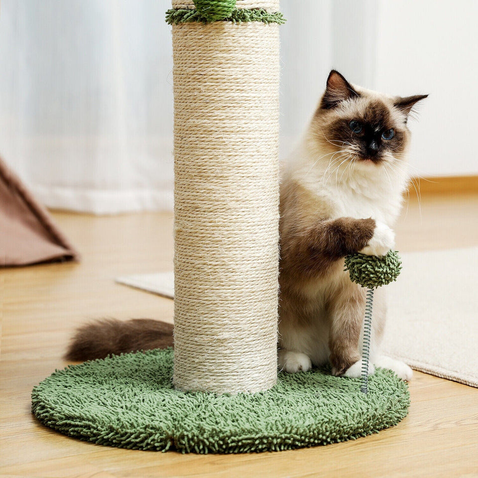 Cat Tree Palace - Cat Scratching Posts USA Cat Furniture 33.5" Cactus Cat Scratching Post / Tree / Pole