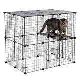 Cat Tree Palace - Cat Scratching Posts USA Cat Furniture 34 Piece Multi Configure Pet Playpen