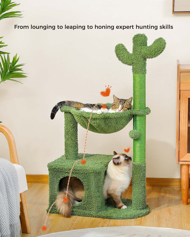 Cat Tree Palace - Cat Scratching Posts USA Cat Furniture 39.4" Cat Scratching Post / Tree / Pole - Green