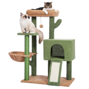 Cat Tree Palace - Cat Scratching Posts USA Cat Furniture 41" Cactus Cat Scratching Post / Tree / Pole - Green