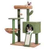 Cat Tree Palace 41" Cactus Cat Scratching Post / Tree / Pole - Green