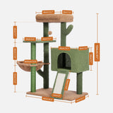 Cat Tree Palace - Cat Scratching Posts USA Cat Furniture 41" Cactus Cat Scratching Post / Tree / Pole - Green