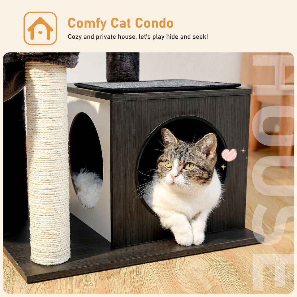 Cat Tree Palace - Cat Scratching Posts USA Cat Furniture 43.3" Cat Scratching Post / Tree / Pole
