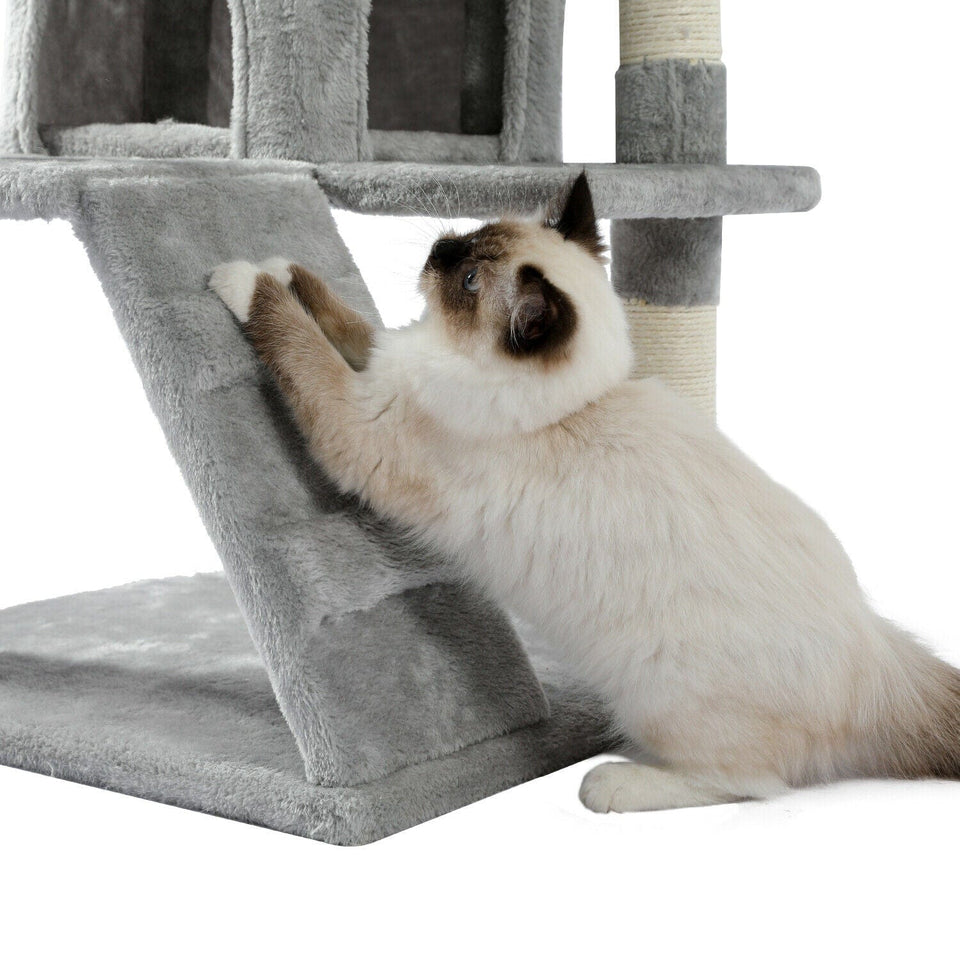 Cat Tree Palace - Cat Scratching Posts USA Cat Furniture 56" Cat Scratching Post / Tree / Pole - Grey
