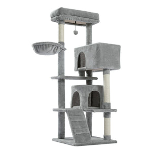 Cat Tree Palace - Cat Scratching Posts USA Cat Furniture 56" Cat Scratching Post / Tree / Pole - Grey