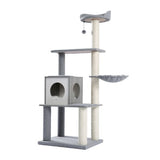Cat Tree Palace - Cat Scratching Posts USA Cat Furniture 61" Cat Scratching Post / Tree / Pole - Grey