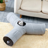 Cat Tree Palace - Cat Scratching Posts USA Cat Furniture Collapsible 3 Way Cat Tunnel
