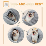 Cat Tree Palace - Cat Scratching Posts USA Cat Furniture Collapsible Cat Tunnel 2 Windows