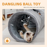 Cat Tree Palace - Cat Scratching Posts USA Cat Furniture Collapsible Cat Tunnel 2 Windows